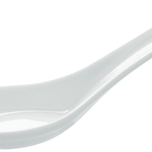 mini miseczka Cuillere; 10ml, 12.5 cm (D); biały; owalny; 12 sztuka / opakowanie