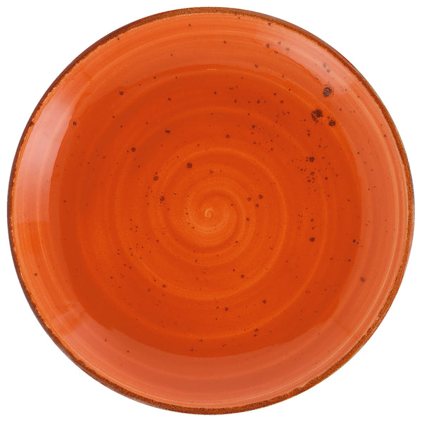 talerz płaski Nebro; 20 cm (Ø); czerwony; okrągły; 6 sztuka / opakowanie