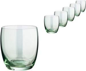 szklanka Amantea Crystal; 450ml, 8.2x9.9 cm (ØxW); zielony; 6 sztuka / opakowanie