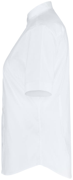 Bluse Kurzarm Lani Regular Fit; Kleidergröße 46; biały