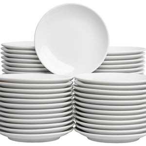 talerz płaski Ponta 60-teilig; 15x2.2 cm (ØxW); biały; okrągły; 60 sztuka / opakowanie