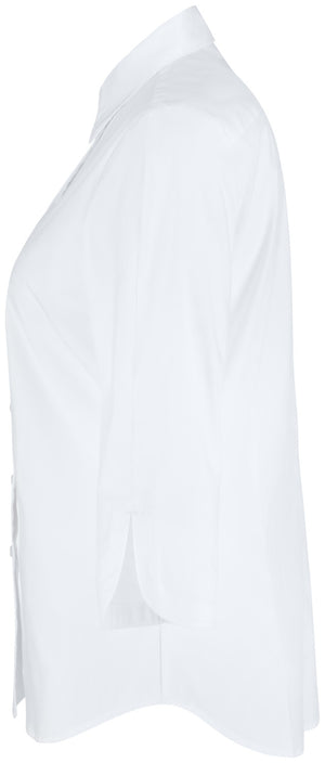 Bluse Dreiviertelarm Porter Regular Fit; Kleidergröße 50; biały