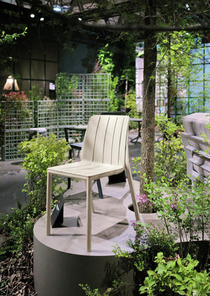 Outdoorstuhl Tiberina stapelbar; 50x56x81 cm (SxGxW); siedzisko beżowy