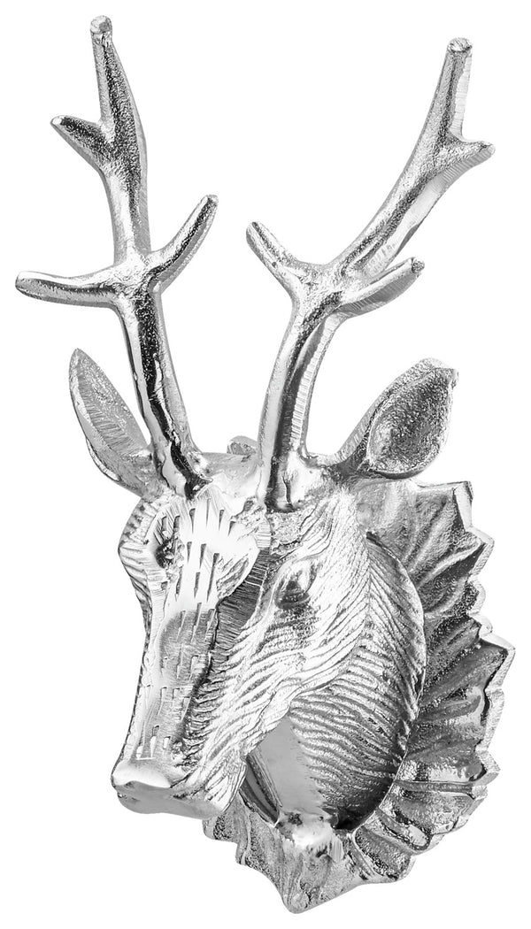 głowa jelenia Ada; 8x15x8 cm (SxWxG); srebro