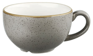 Cappuccino Tasse Stonecast Peppercorn; 227ml, 9.5x5.5 cm (ØxW); szary/brązowy; okrągły; 12 sztuka / opakowanie