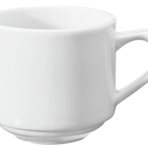 filiżanka do espresso Base; 100ml, 6x5.5 cm (ØxW); biały; okrągły; 6 sztuka / opakowanie
