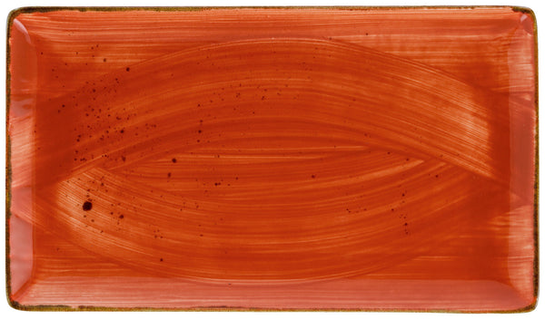 półmisek Nebro; 33.5x19x2.1 cm (DxSxW); czerwony; 3 sztuka / opakowanie