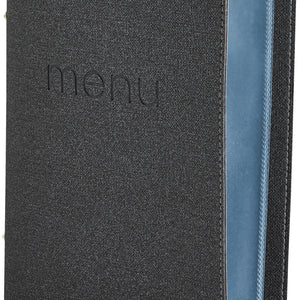 karta dań Softcover Parksville z grawerem MENU A4; Größe DIN A4, 23.5x32.5 cm (SxW); antracyt