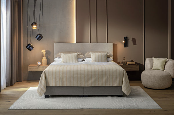 Dekokissenbezug Torano breit gestreift; 40x40 cm (SxD); -/beżowy