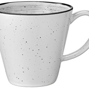 filiżanka do espresso Fungio; 100ml, 6x5.5 cm (ØxW); biały/czarny; okrągły; 6 sztuka / opakowanie
