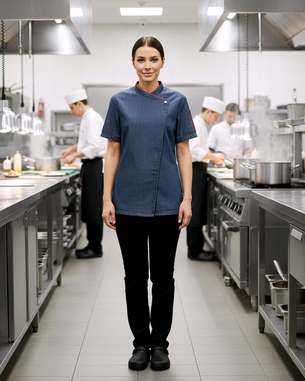 bluza kucharska damska Celia krótki rękaw