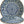 miseczka Alhambra; 50ml, 9x2 cm (ØxW); niebieski/biały/brązowy; okrągły; 24 sztuka / opakowanie