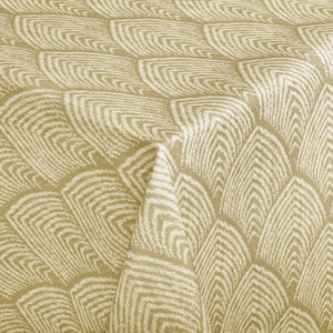 obrus Leaf kwadratowy; 110x140 cm (SxD); piasek; prostokątny