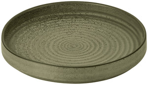 talerz z wysokim rantem Snug; 1250ml, 26x4.5 cm (ØxW); oliwka; okrągły; 4 sztuka / opakowanie