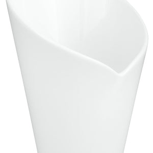 miseczka na frytki Ellis; 130ml, 8.5x8x12.5 cm (DxSxW); biały; stożkowy; 4 sztuka / opakowanie