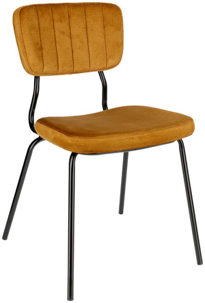 Polsterstuhl Jolo Samt; 50x52x81 cm (SxGxW); siedzisko złoto