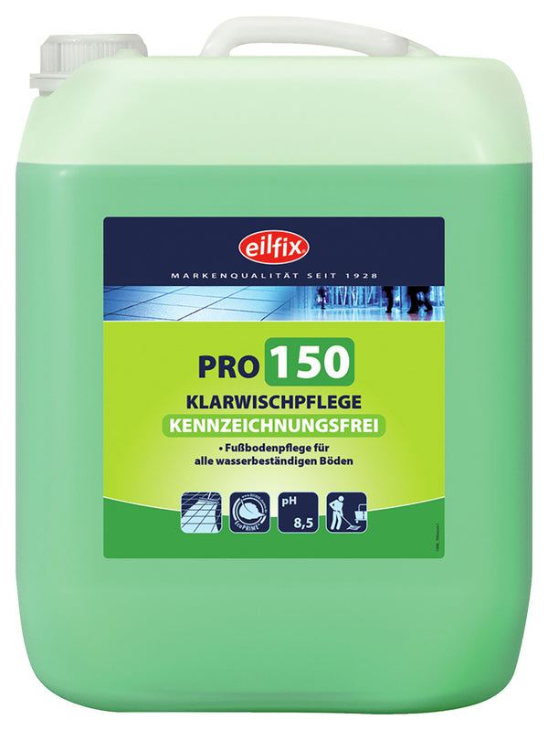 Fußbodenpflege green Pro 150 kennzeichnungsfrei nach GHS Kanister; 10000 ml; zielony