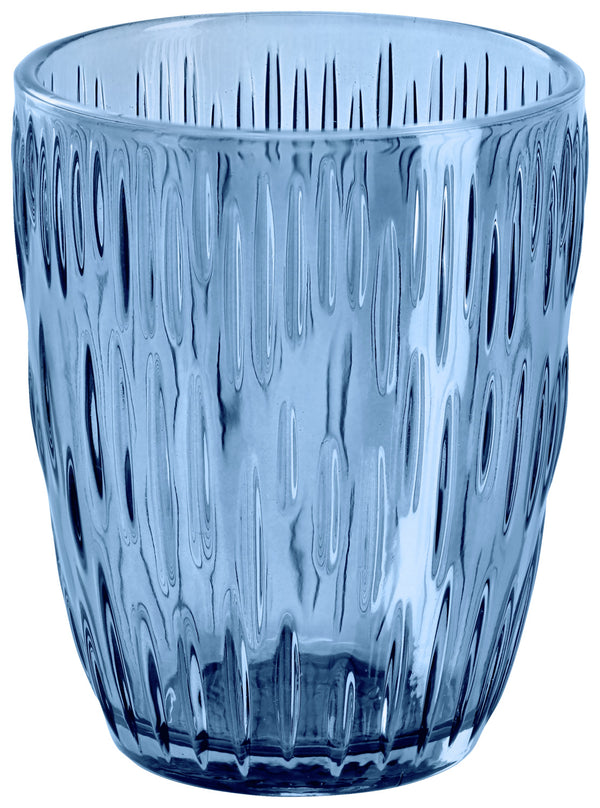 Universalglas Kalea; 280ml, 8x9.8 cm (ØxW); ciemny niebieski; 6 sztuka / opakowanie