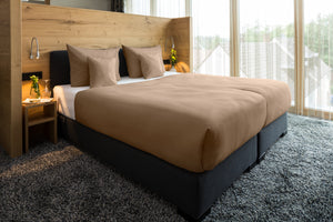 pościel Siena zakładka hotelowa; 160x210 cm (SxD); taupe