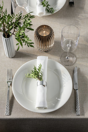 talerz płaski Premiora; 25 cm (Ø); biel kremowa; okrągły; 12 sztuka / opakowanie