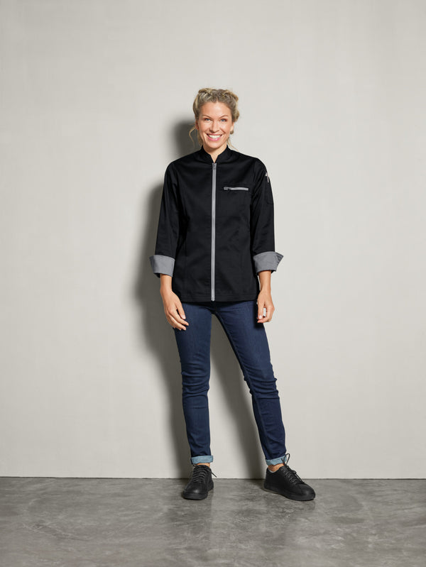 bluza kucharska damska Lorenzo; Kleidergröße 44; szary
