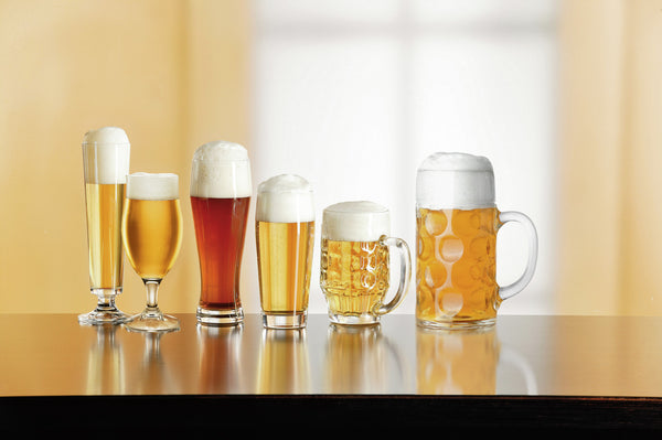 szklanka do piwa Standard; 620ml, 8.1x18.5 cm (ØxW); transparentny; 0.5 l Füllstrich, 12 sztuka / opakowanie