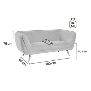 Sofa 3-osobowa Kelso Sznurek