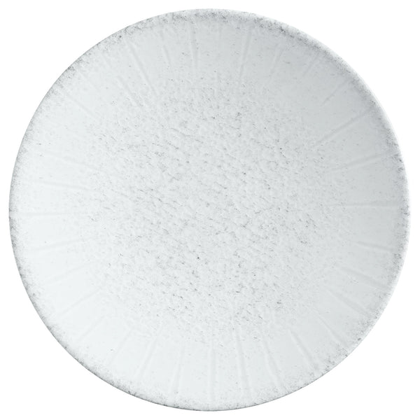 talerz płaski Caju bez rantu; 16 cm (Ø); biały/szary; okrągły; 6 sztuka / opakowanie