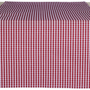 bieżnik La Villa; 40x130 cm (SxD); czerwony; prostokątny; 2 sztuka / opakowanie