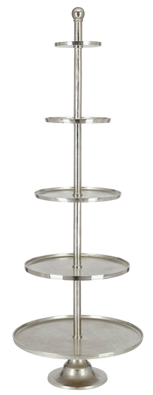Etagere Edita; 60x170 cm (ØxW); srebro