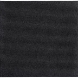 serwetka Arla składana 1/4 ; 40x40 cm (SxD); czarny; 50 sztuka / opakowanie