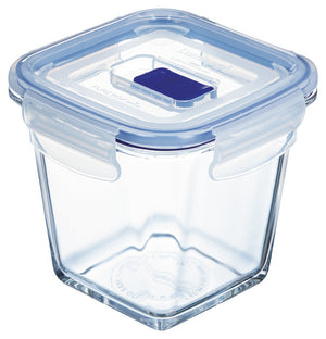 miska szklana Pure Box Active z pokrywą kwadratowa; 750ml, 12.2x12.2x11.85 cm (DxSxW); transparentny; kwadrat; 6 sztuka / opakowanie