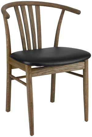 Holzstuhl Olmaro; 44x43x80 cm (SxGxW); siedzisko czarny