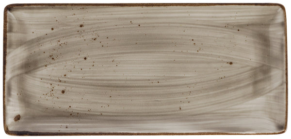 półmisek Nebro; 33.5x16x2.1 cm (DxSxW); szary; 3 sztuka / opakowanie