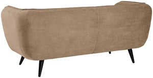  czarne nogi; 183x88x76 cm (SxGxW); siedzisko taupe