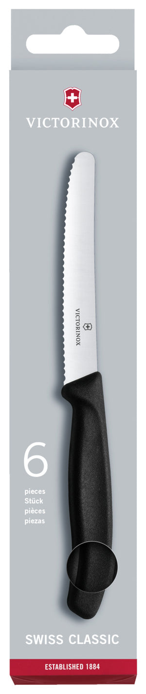  22 cm (D); srebro/czarny; 6 sztuka / opakowanie