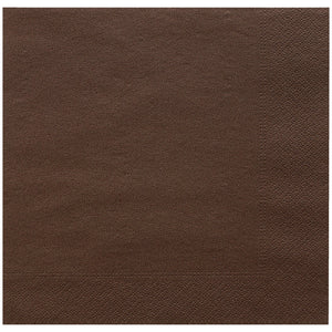 Papierserviette 2-lagig; 39x39 cm (SxD); brązowy; 100 sztuka / opakowanie