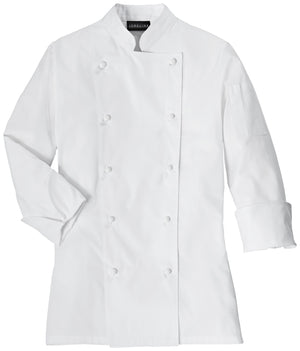 bluza kucharska damska Milan długi rękaw; Kleidergröße 48; biały