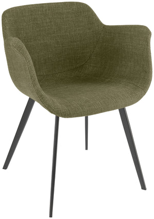 Armlehnstuhl Limea; 64x58x76 cm (SxGxW); siedzisko oliwka