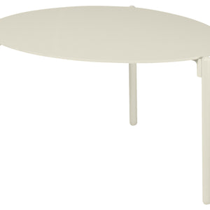 Outdoor-Beistelltisch Olin klein; 77.5x62x38.5 cm (DxSxW); Platte beżowy