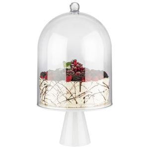 pokrywa; 30x40 cm (ØxW); transparentny; okrągły