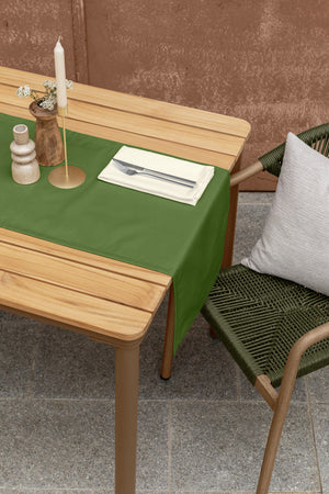 Tischläufer Lasolana; 40x120 cm (SxD); zielony