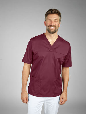 Herrenkasack Calva; Kleidergröße XL; ciemny czerwony