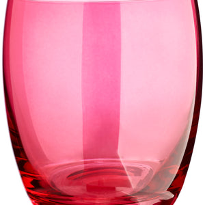szklanka Amantea Crystal; 450ml, 8.2x9.9 cm (ØxW); stary róż; 6 sztuka / opakowanie