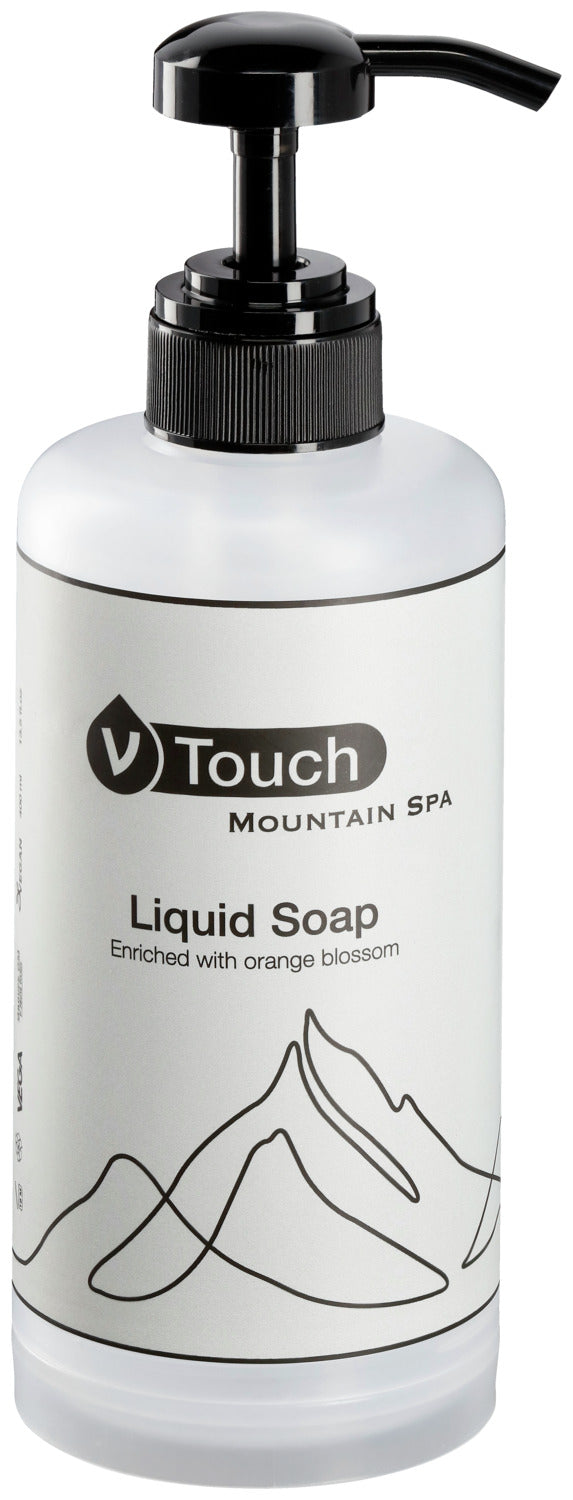 Pumpspender V-Touch Mountain Spa für Seife; 400ml; transparentny; 15 sztuka / opakowanie