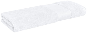 Handtuch Evora Fischgrat Bordüre; 50x100 cm (SxD); biały