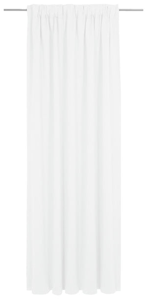 Blickdichter Vorhang Opal; 132x145 cm (SxW); biały