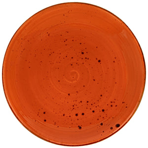 talerz płaski Nebro; 25 cm (Ø); czerwony; okrągły; 6 sztuka / opakowanie