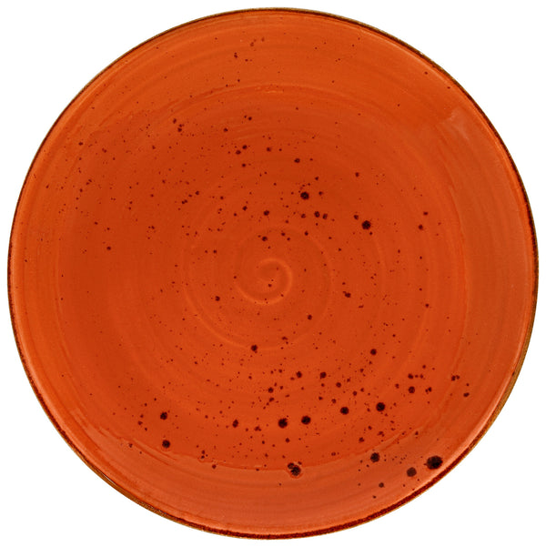 talerz płaski Nebro; 25 cm (Ø); czerwony; okrągły; 6 sztuka / opakowanie
