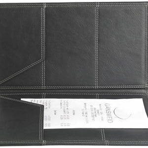 etui na rachunek Lipuro; 23x13.5x0.5 cm (DxSxW); czarny; prostokątny